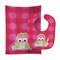Caroline's Treasures Carolines Treasures BB9029STBU Back to School Girl Bird Baby Bib and Burp Cloth, 11 x 18", multicolor